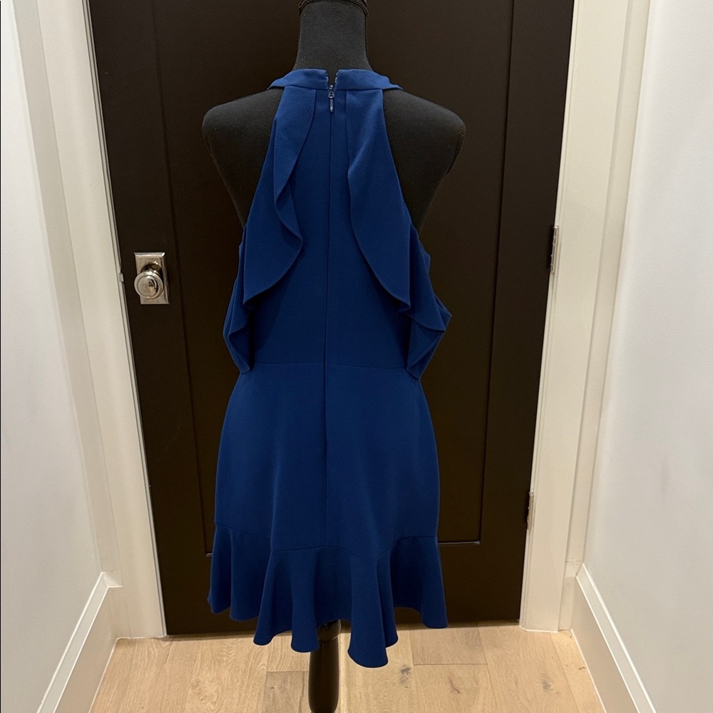 BCBGMaxAzria Navy Ruffle Mini Dress - Picture 5 of 5